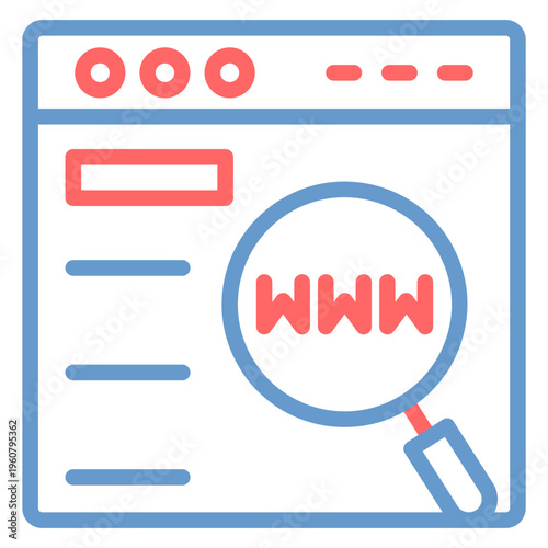 Keyword Research Vector Icon