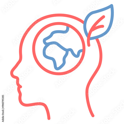 Ecological Consciousness Vector Icon