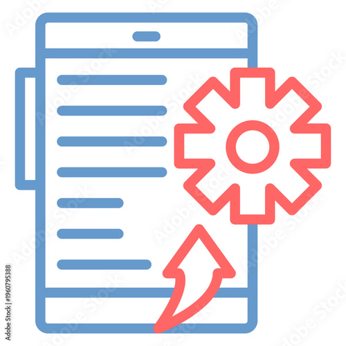 Mobile Optimization Vector Icon