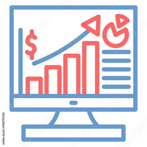 Marketing Dashboard Vector Icon