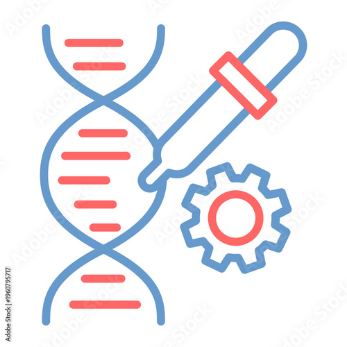 Genetic Engineering Vector Icon