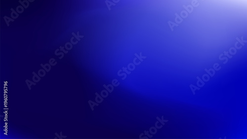 Gradient dark blue abstract background with soft curve and smooth lighting. Sophisticated abstract mesh blue blur backdrop