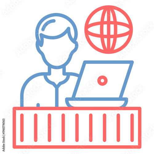 Travel Assistance Vector Icon