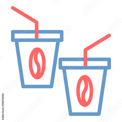 Party Cups Vector Icon