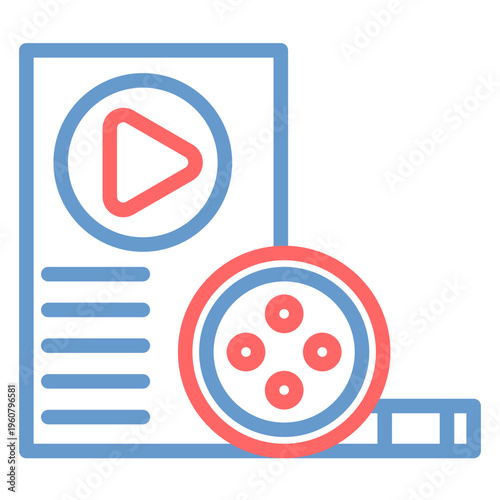 Film Archive Vector Icon