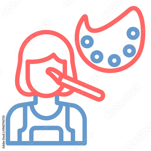 Makeup Artist Vector Icon
