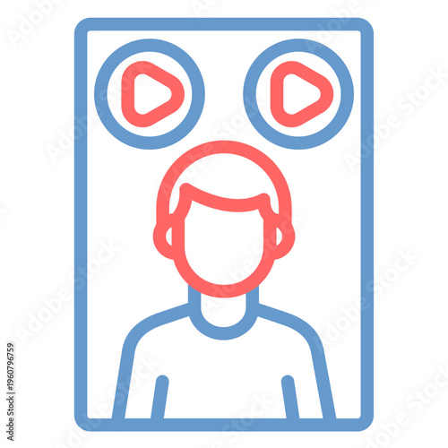 Movie Poster Vector Icon