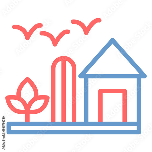 Render Farm Vector Icon