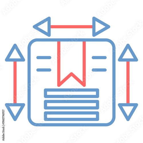 Dimension Vector Icon