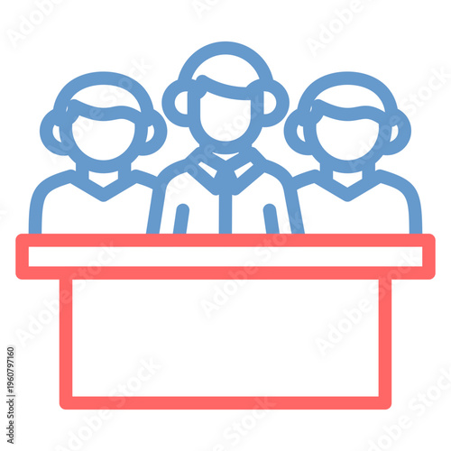 Board Meeting Vector Icon