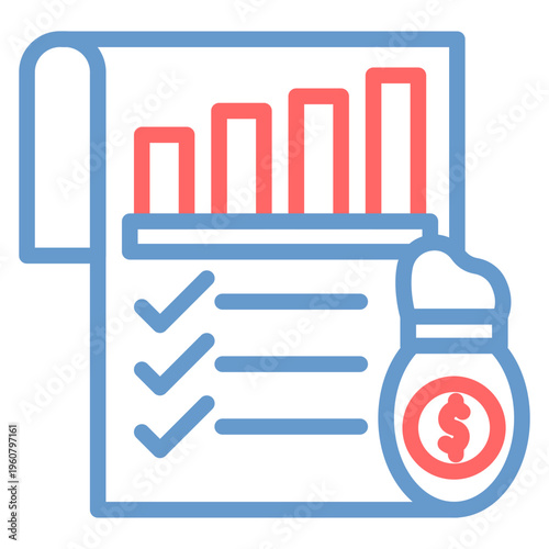 Budget Planning Vector Icon