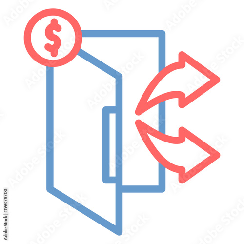 Exit Strategy Vector Icon