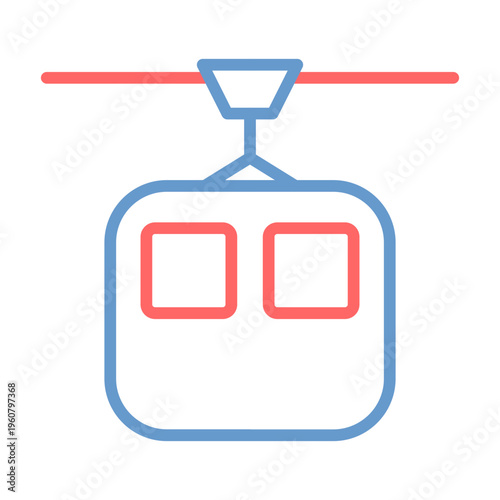 Cable Car Vector Icon