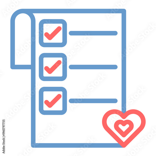 Wishlist Vector Icon