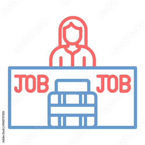 Job Trial Vector Icon