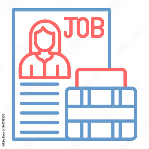 Job Title Vector Icon