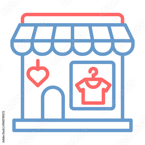 Souvenir Shop Vector Icon