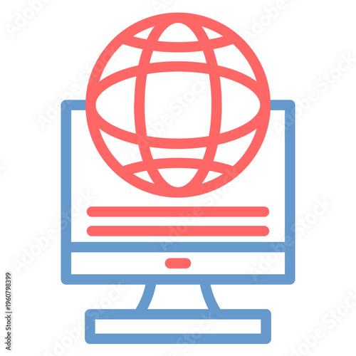 Content Delivery Network Vector Icon