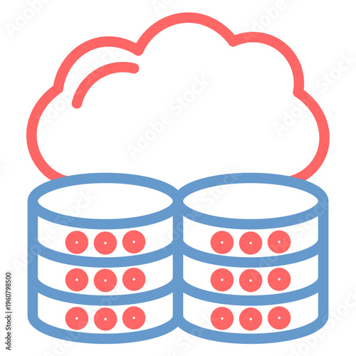 Data Center Vector Icon