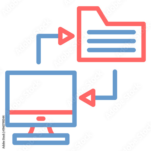 Restore Backup Vector Icon