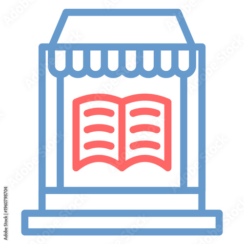 Bookstore Vector Icon