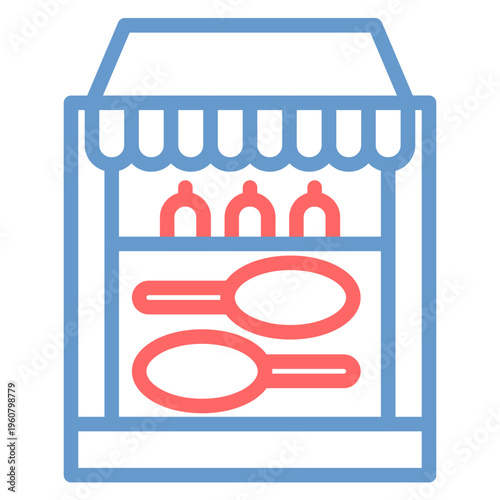Food Court Vector Icon