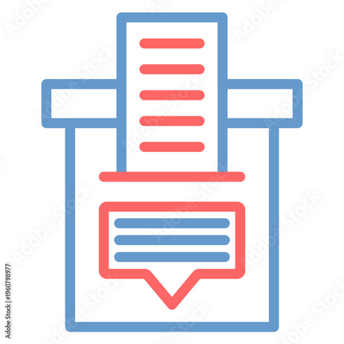 Suggestion Box Vector Icon