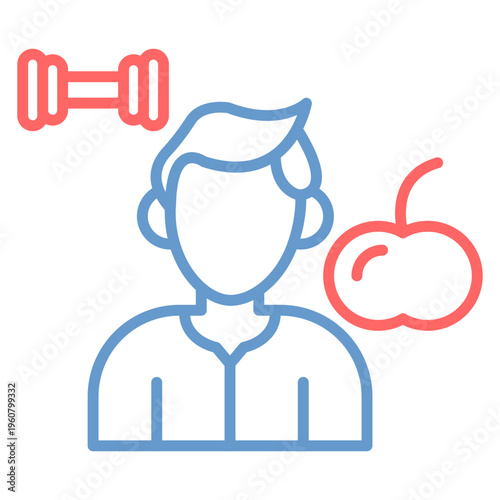 Healthy Lifestyle Vector Icon