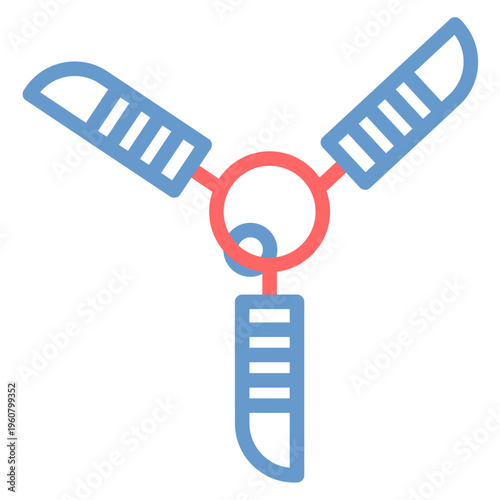 Ceiling Fan Vector Icon