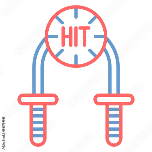 HIIT Workout Vector Icon