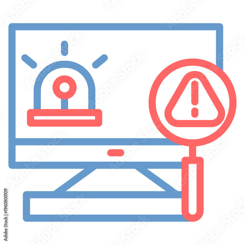 Intrusion Detection Vector Icon