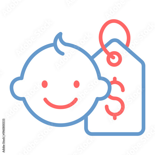 Kids Prices Vector Icon