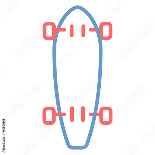 Longboard Vector Icon