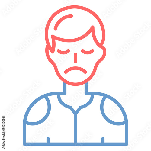 Loneliness Vector Icon