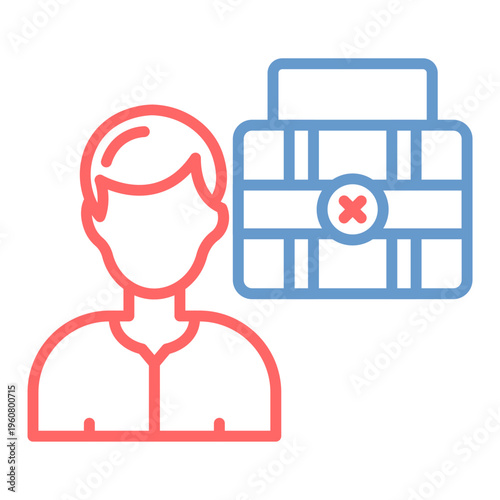 Unemployment Vector Icon