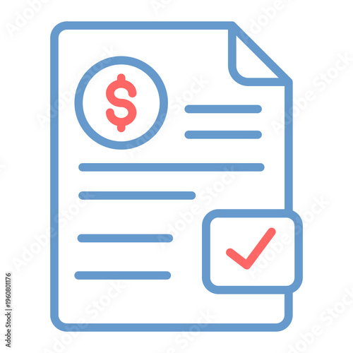 фотографія Estimate Vector Icon
