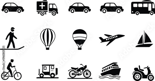 Black and white transportation