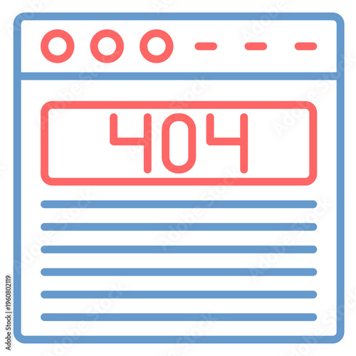 Page 404 Vector Icon