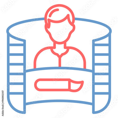 Virtual Makeover Vector Icon