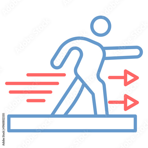 Moving Forward Vector Icon