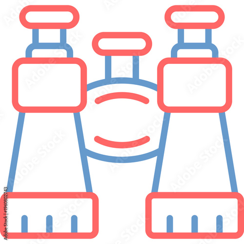 Binoculars Vector Icon