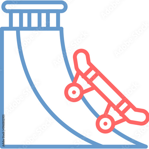 Skate Park Vector Icon