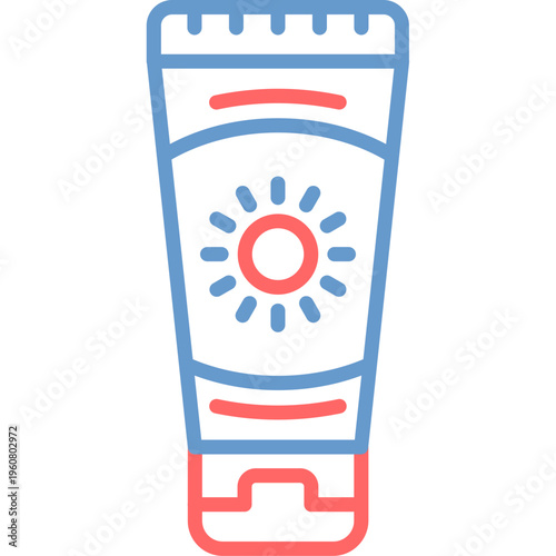 Sunscreen Vector Icon