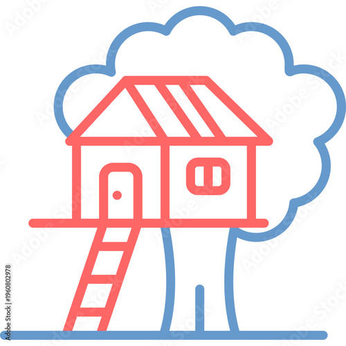 Treehouse Vector Icon