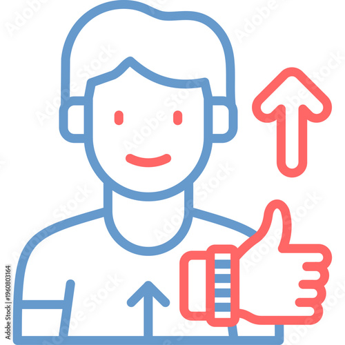 Self Worth Vector Icon