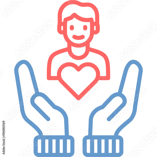 Self Acceptance Vector Icon