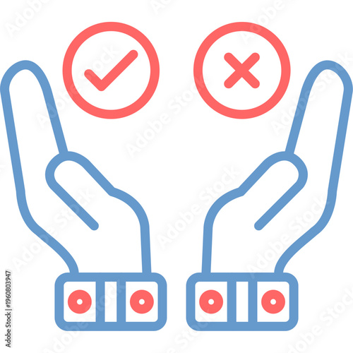 Decisiveness Vector Icon