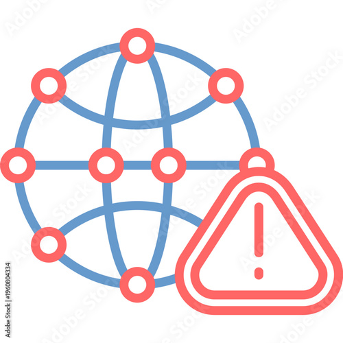 Network Troubleshooting Vector Icon
