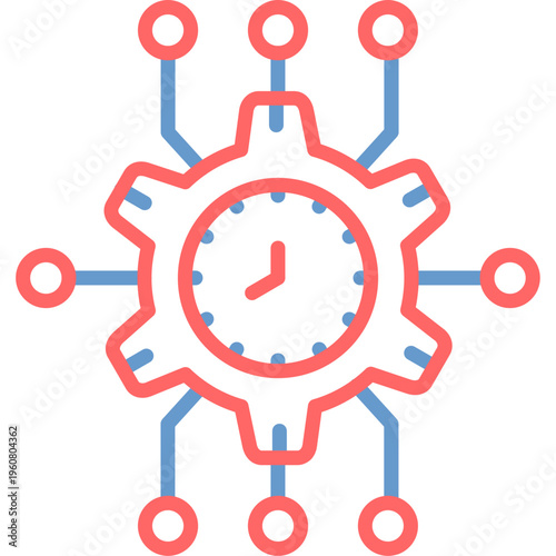 Network Efficiency Vector Icon