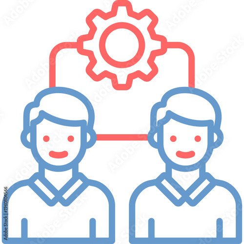 Coordination Vector Icon